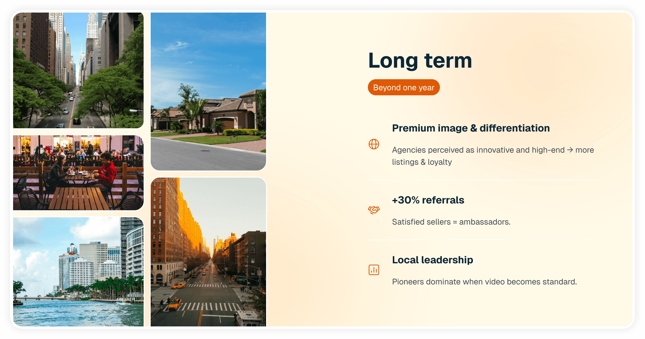 Long term sales campaign with cinematic production deliverables